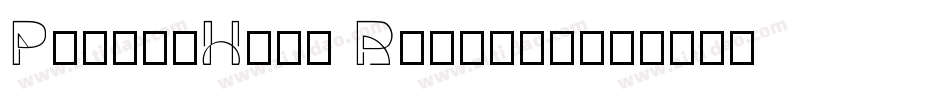 PaulasHand Regular字体转换